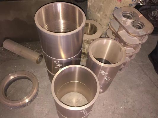 قطعات ریخته شده برنز برنزه ی زرد برای ماشین آلات سخت افزاری